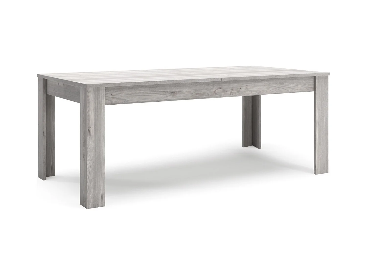 Table à manger extensible Elisa 160-210 cm chêne gris