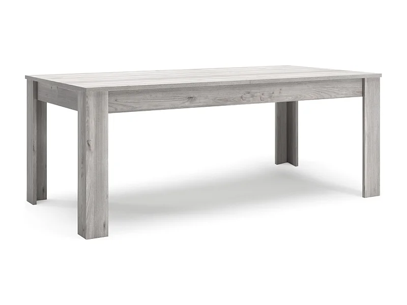 Table à manger extensible Elisa 160-210 cm chêne gris