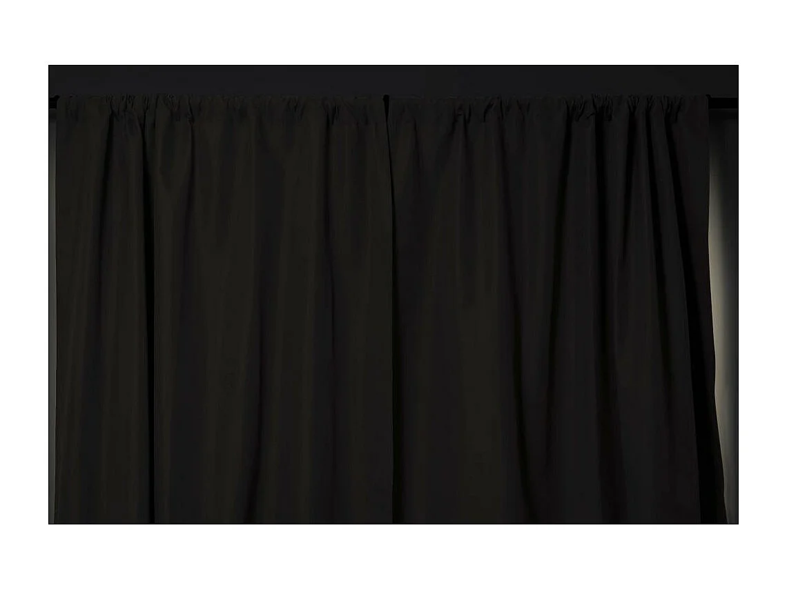 Rideaux occultants Twilight 241 x 132 cm (Lot de 2) Anthracite