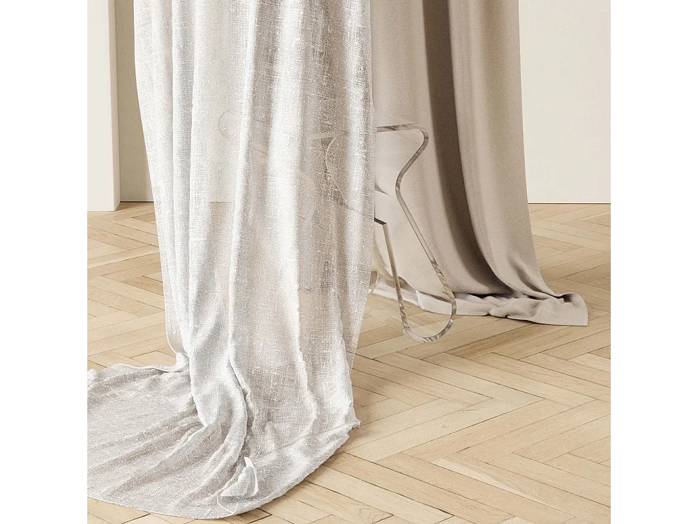 Rideaux Sheera 241 x 132 cm (Lot de 2)