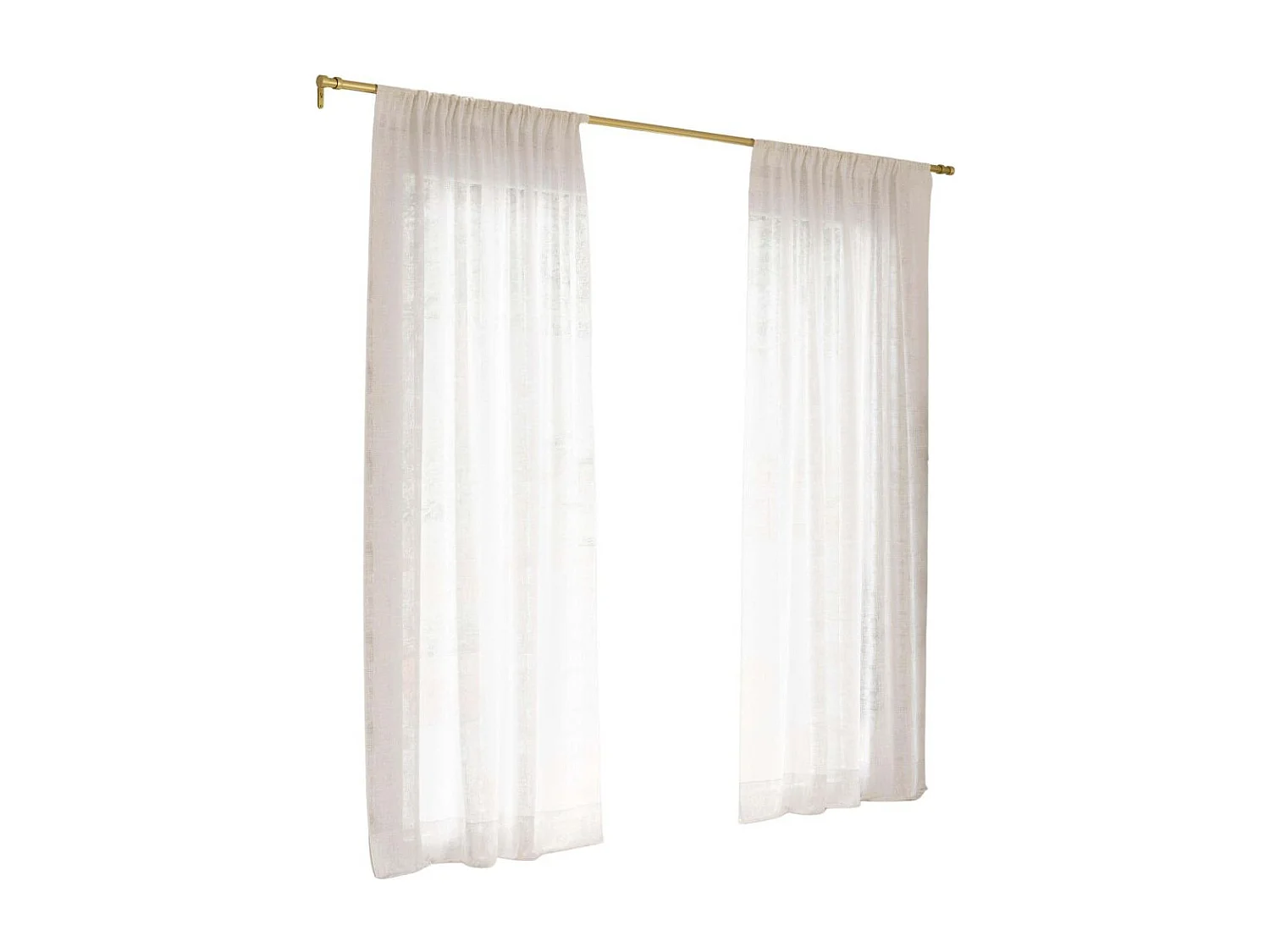 Rideaux Sheera 241 x 132 cm (Lot de 2)