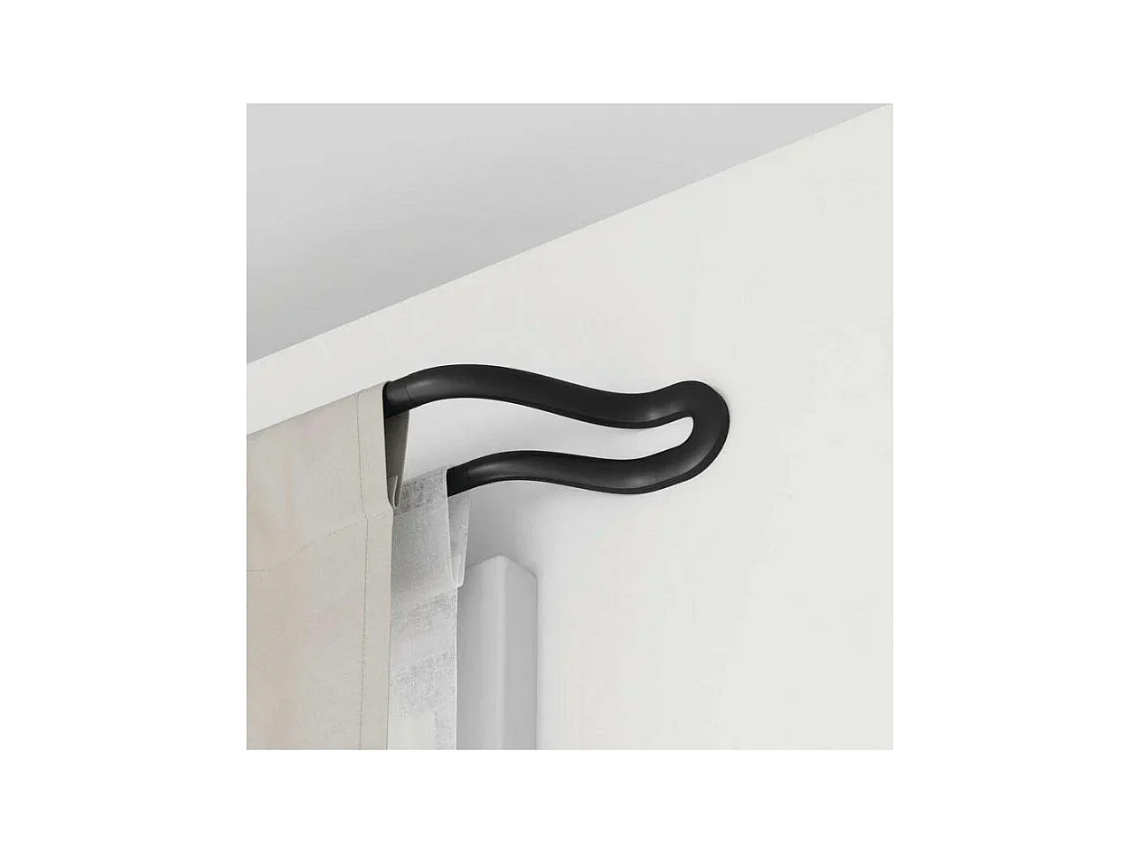 Double tringle à rideaux extensible Midnight