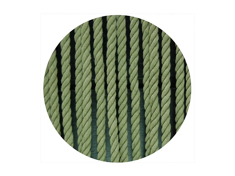Rideau de porte en corde Vert olive Toulon 90 x 210 cm