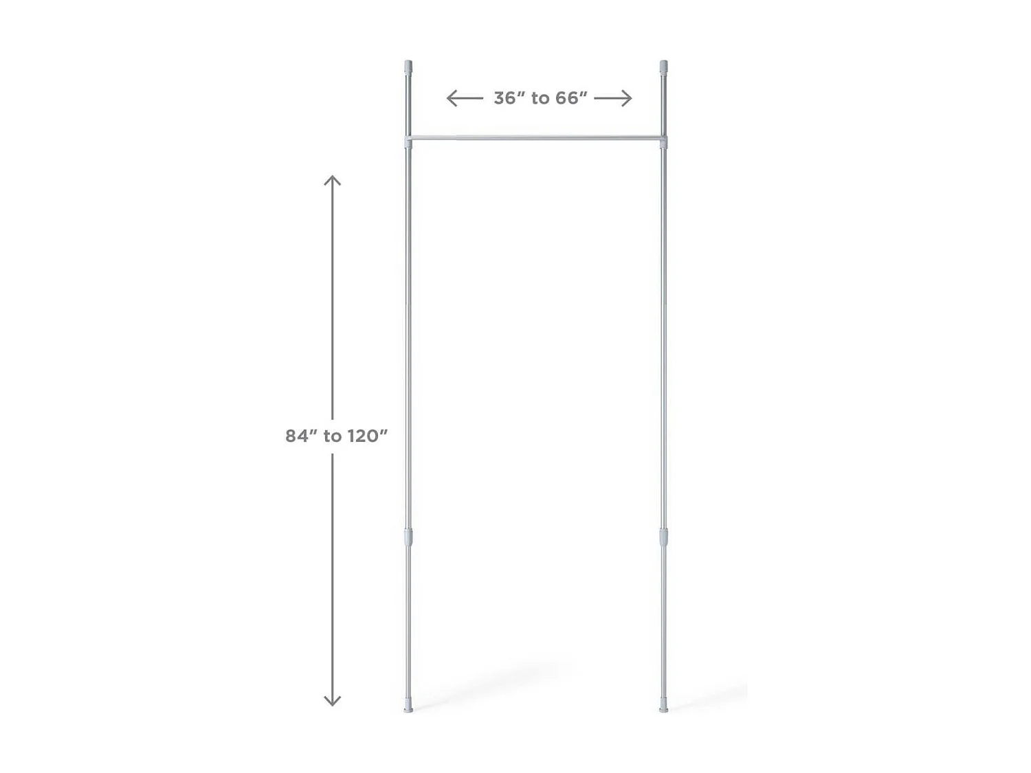 Tringle extensible pour séparation de pièce Anywhere