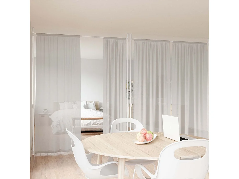 Tringle extensible pour séparation de pièce Anywhere