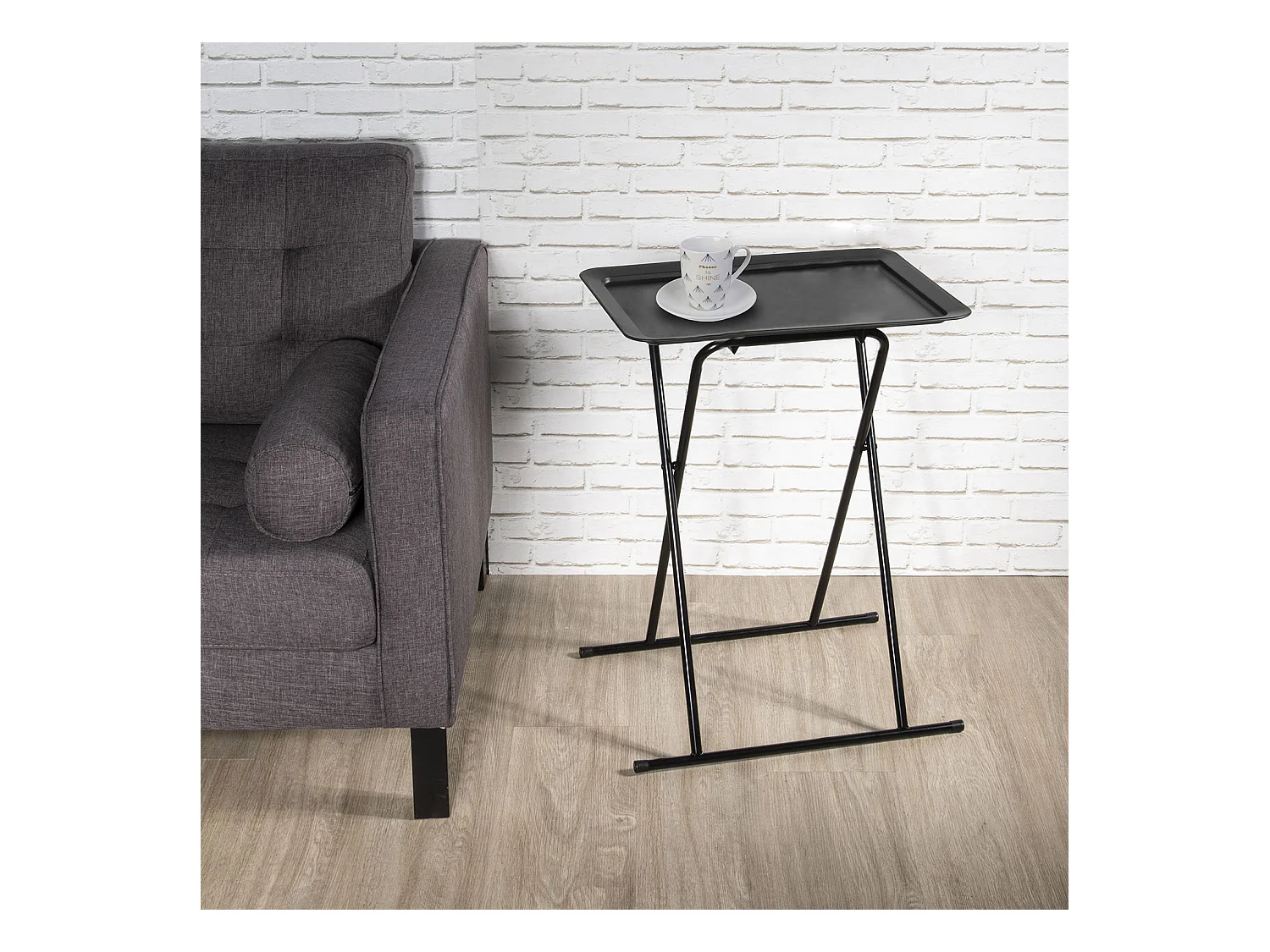 Table D Appoint Plateau Noir Noir