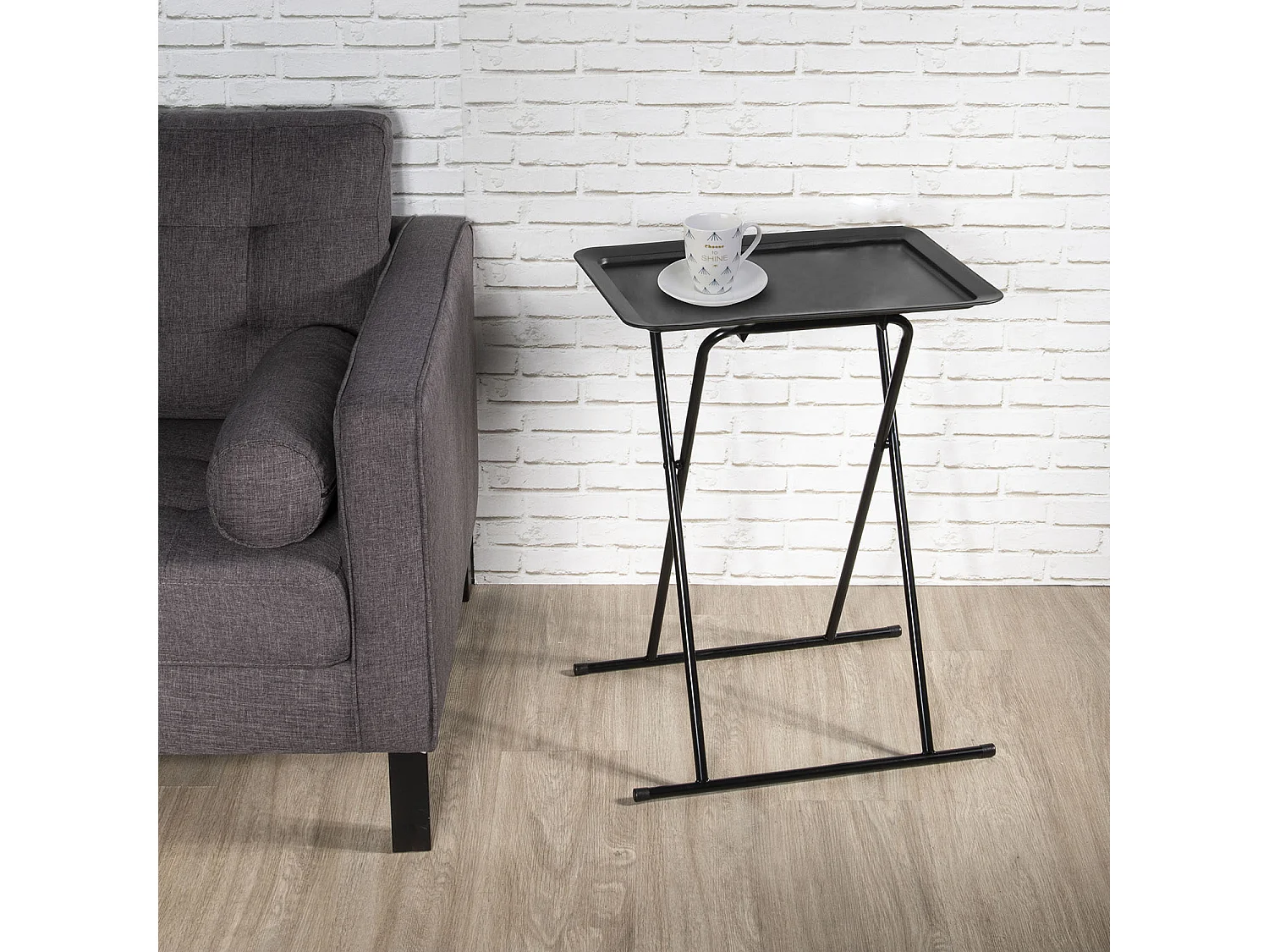 Table D Appoint Plateau Noir Noir