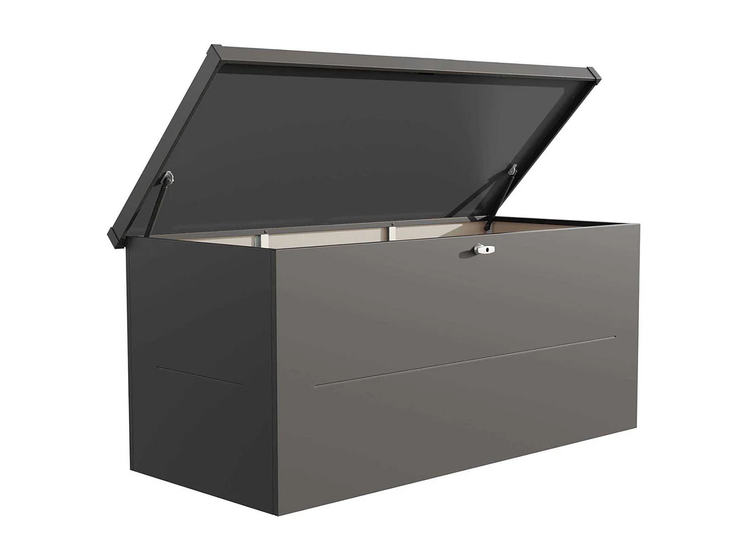 Malle de rangement en acier Nevio 180 cm