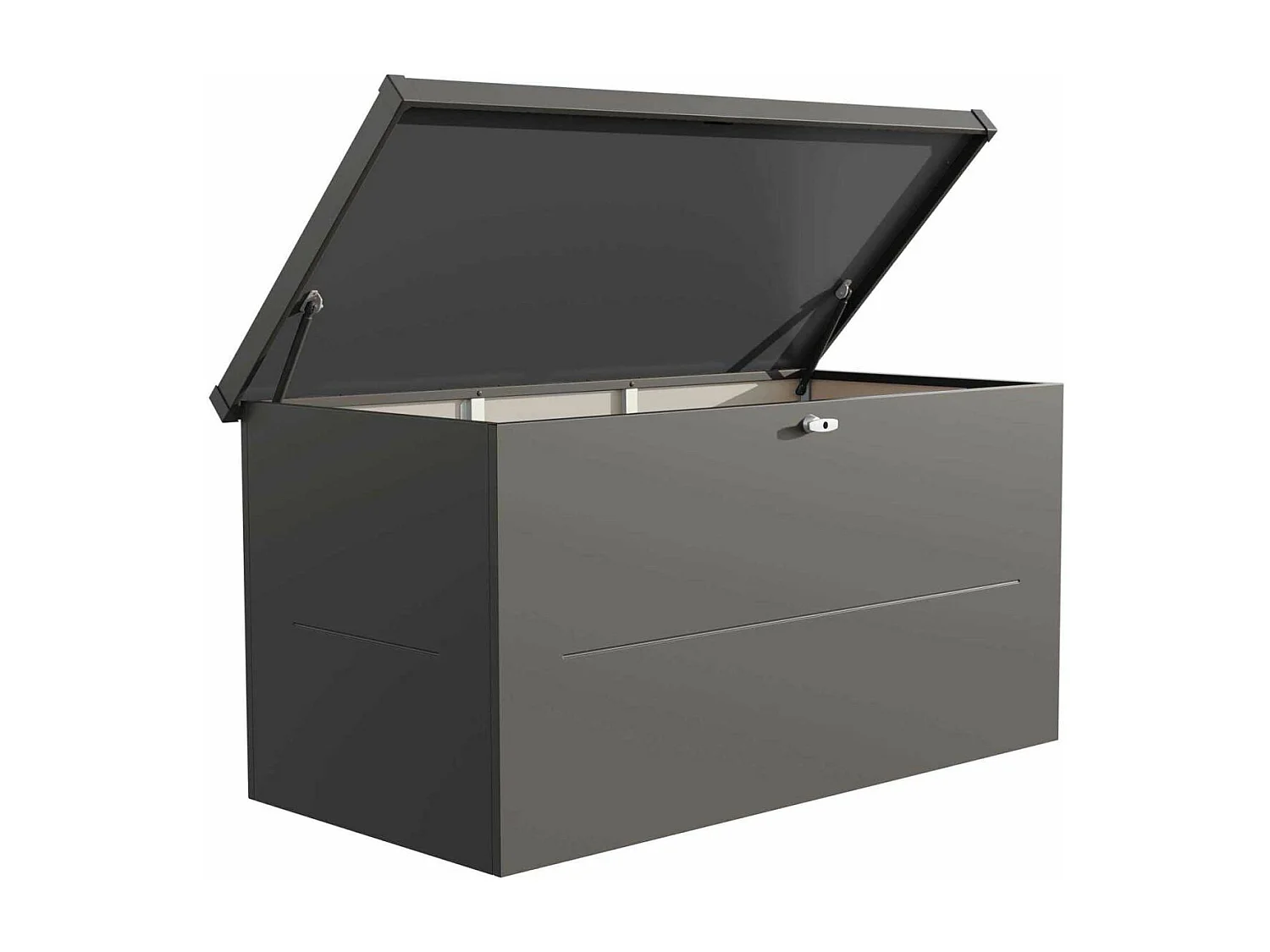 Malle de rangement en acier Nevio 160 cm