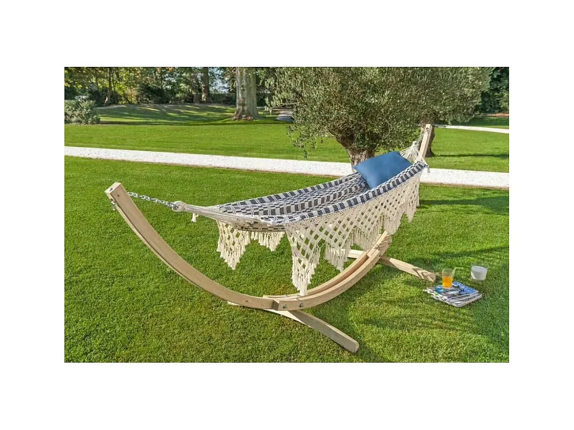 Hamac avec support en bois Keragan