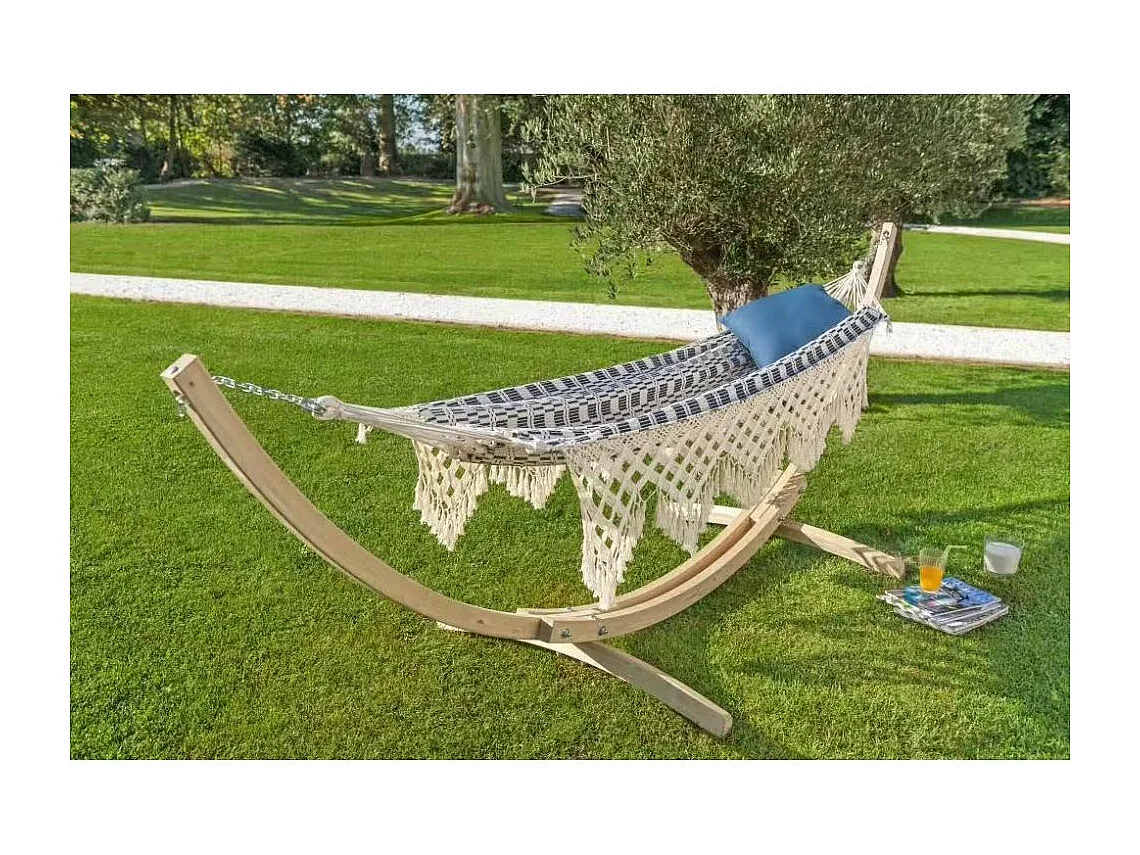 Hamac avec support en bois Keragan