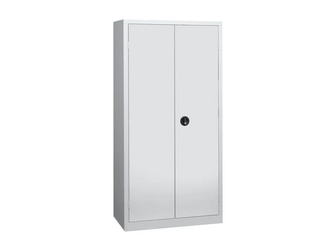 Armoire de bureau 2 portes gris Katu H 198
