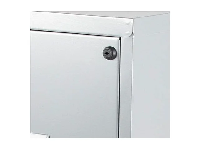 Colonne de rangement tiroirs en métal Alu