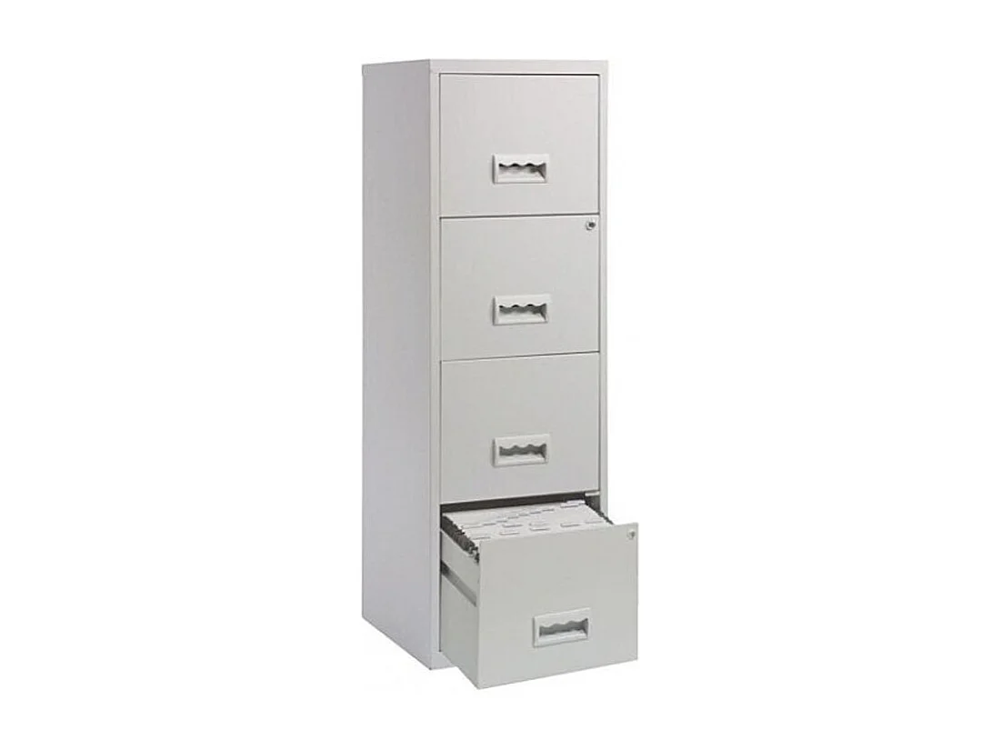 Schrank mit Schubladen aus Metall (aluminium)