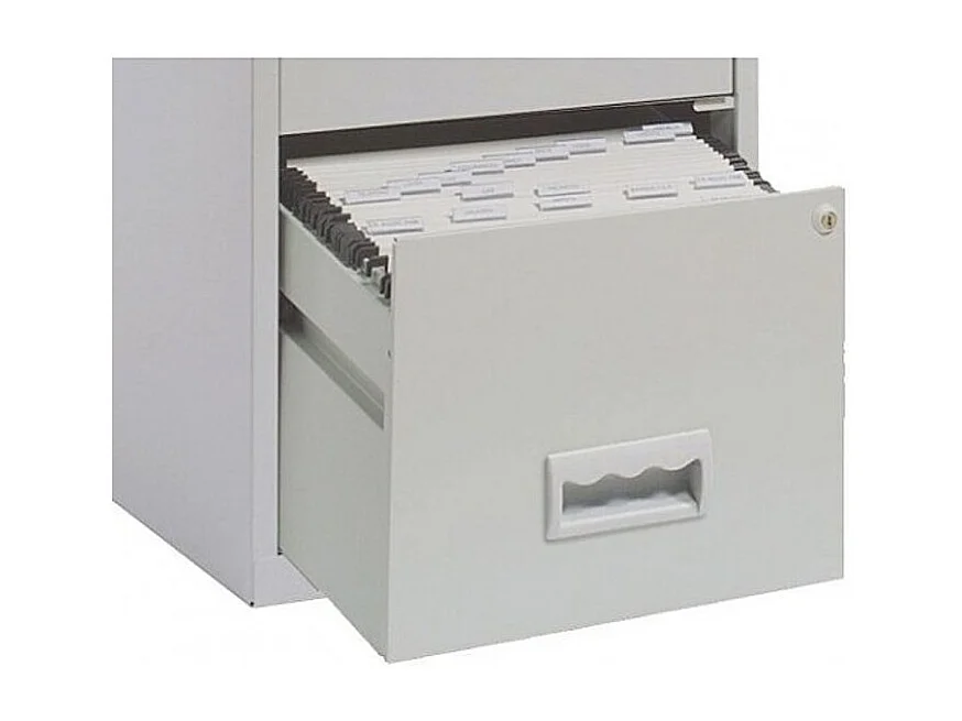 Schrank mit Schubladen aus Metall (aluminium)