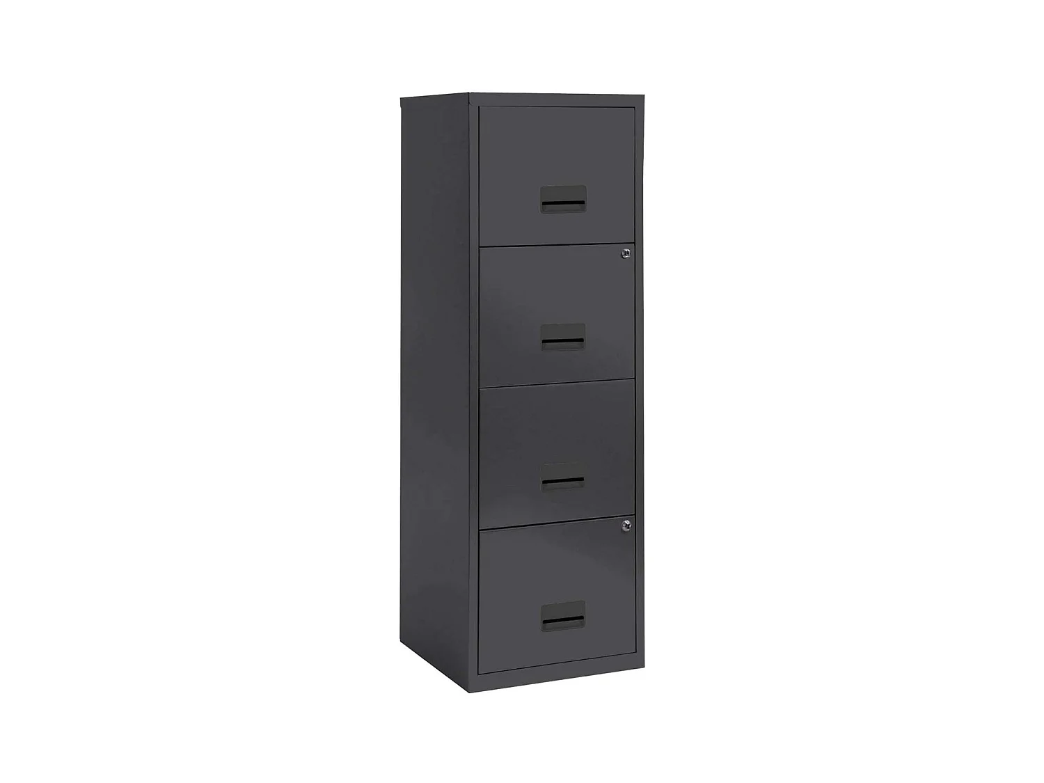 Colonne de rangement tiroirs en métal Anthracite