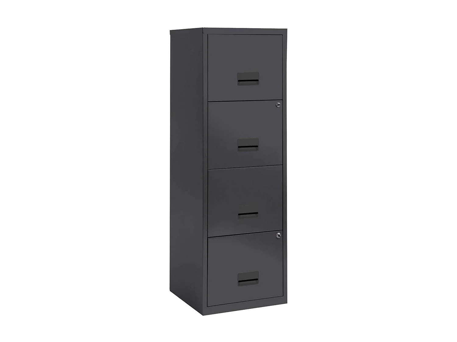 Colonne de rangement tiroirs en métal Anthracite