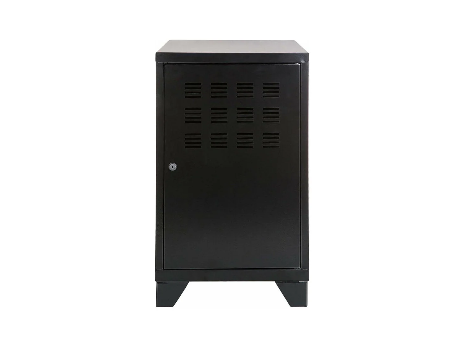 Casier de rangement en métal 74 cm Collégien Noir mat