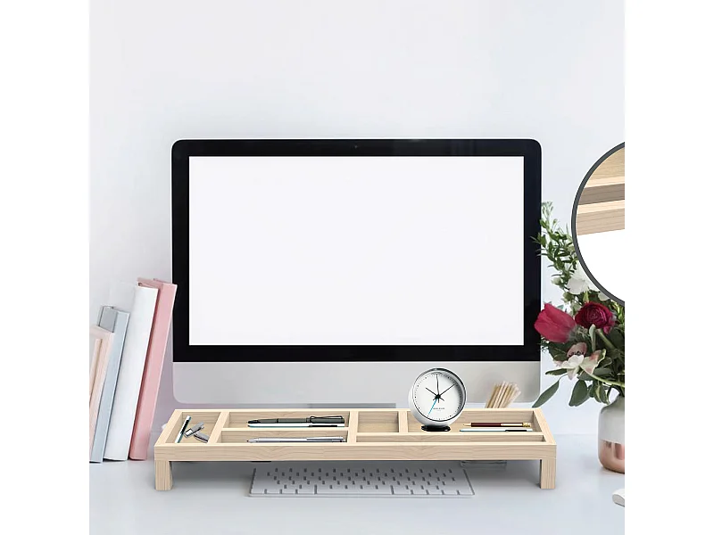 Plateau Organisateur De Bureau Marron