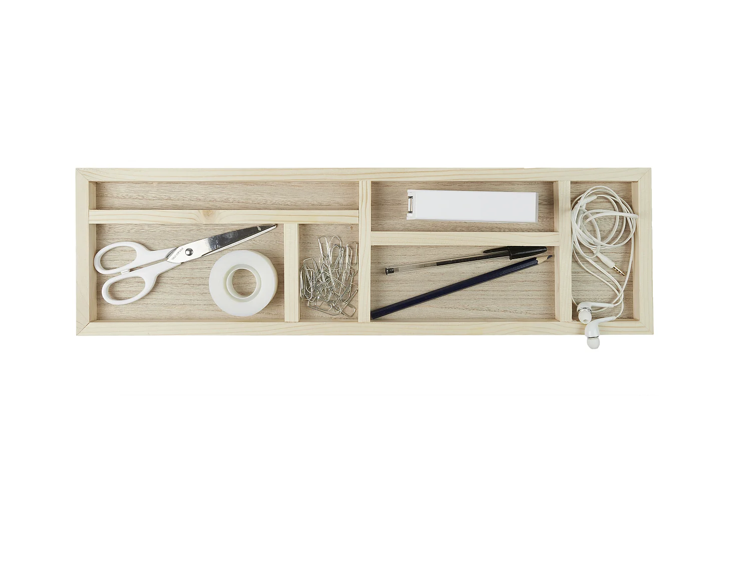 Plateau Organisateur De Bureau Marron