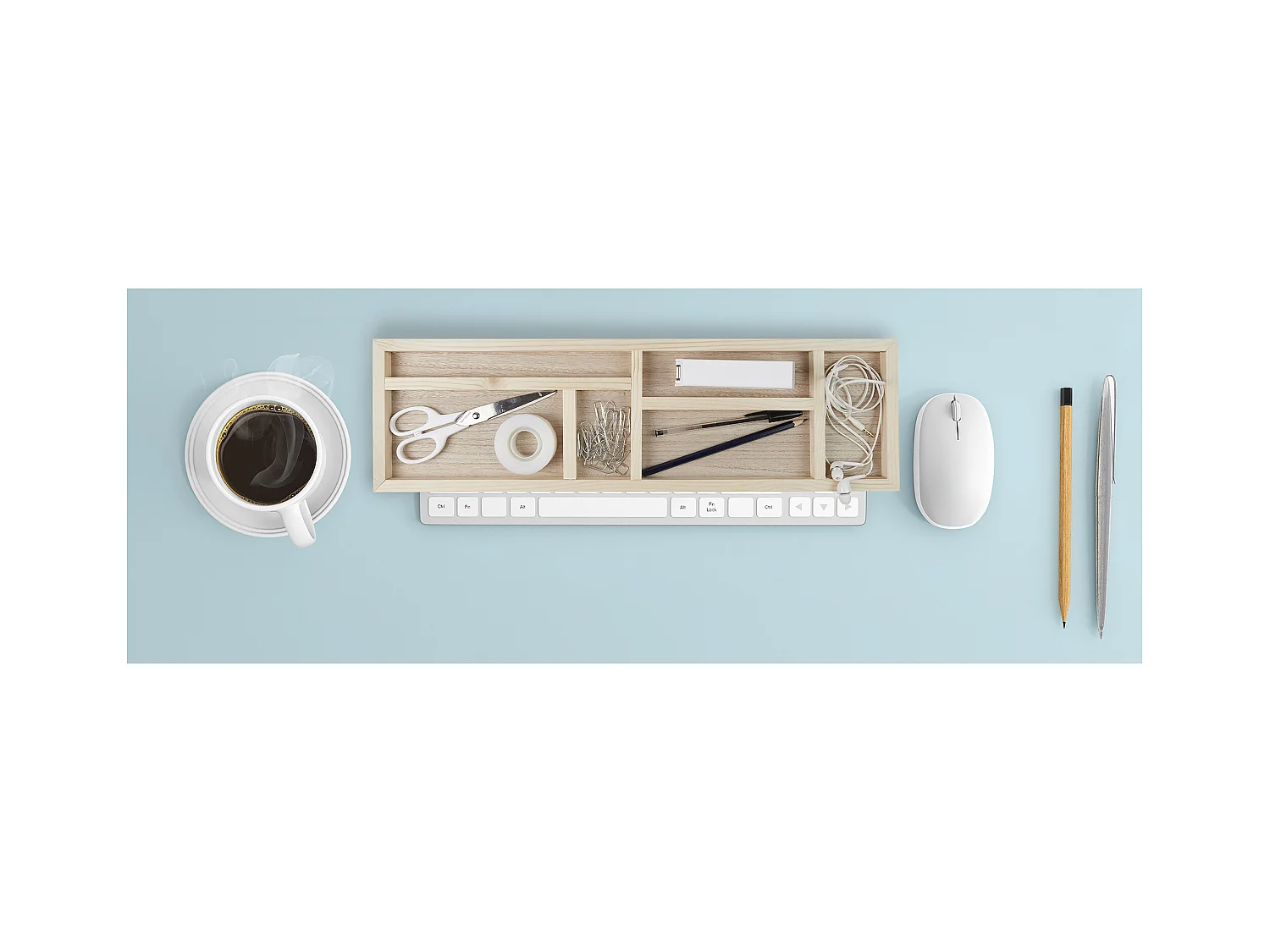 Plateau Organisateur De Bureau Marron