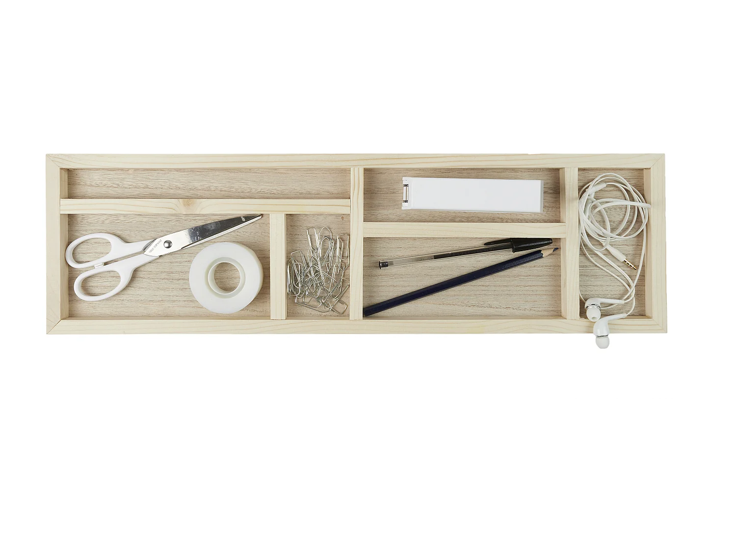 Plateau Organisateur De Bureau Marron