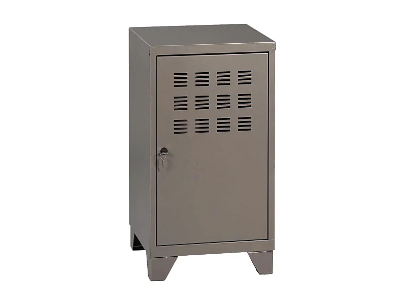 Casier de rangement en métal 74 cm Collégien Alu