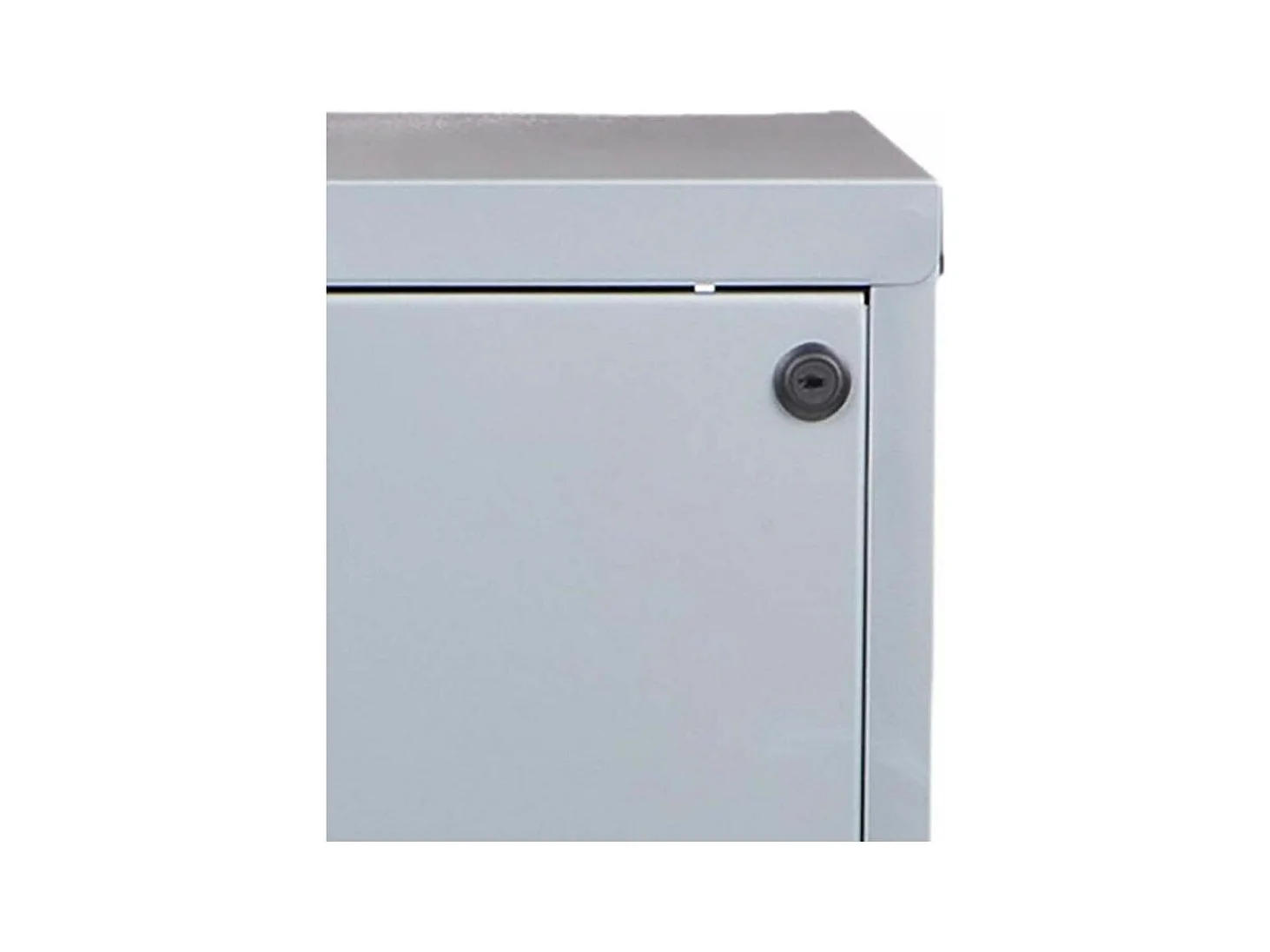 Colonne de rangement en acier 3 grands tiroirs Alu