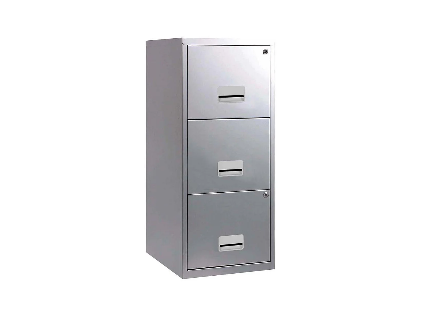 Colonne de rangement en acier 3 grands tiroirs Alu