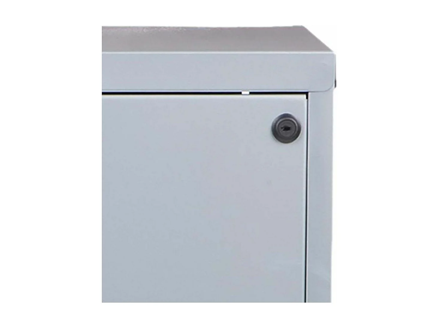 Colonne de rangement en acier 3 grands tiroirs Alu