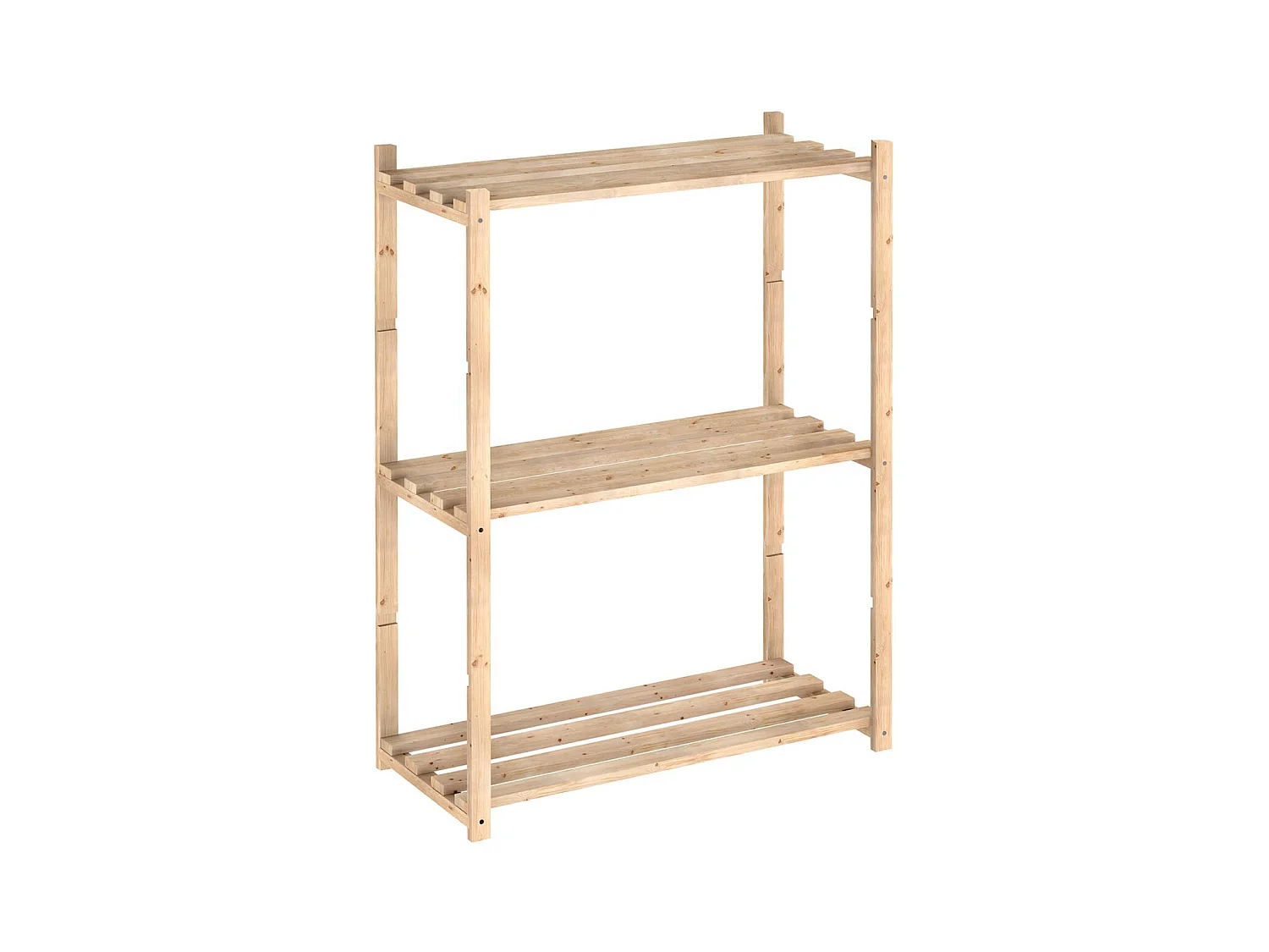 Kit de estantería profundidad 30 cm Natura 3 estantes