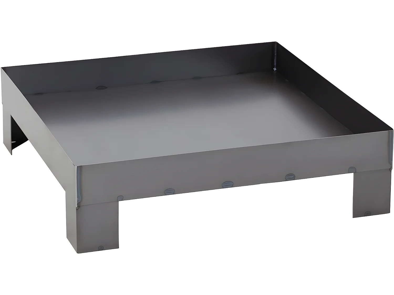 Brasero en acier plateforme 80 cm