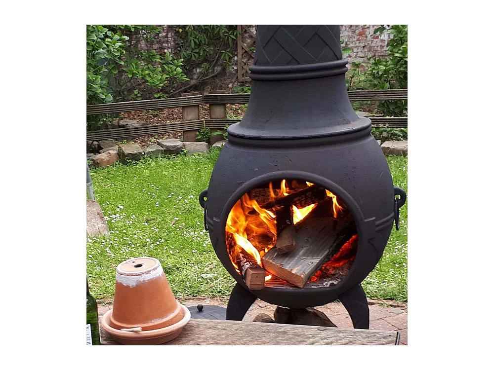 Chauffe-terrasse  en fonte 150 cm