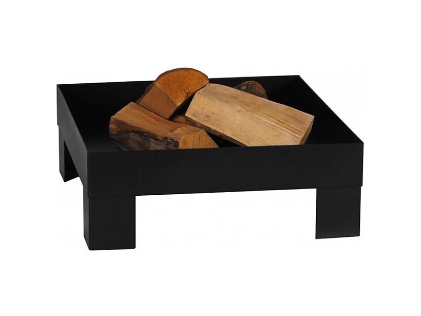 Brasero en acier peint plateforme 80 cm