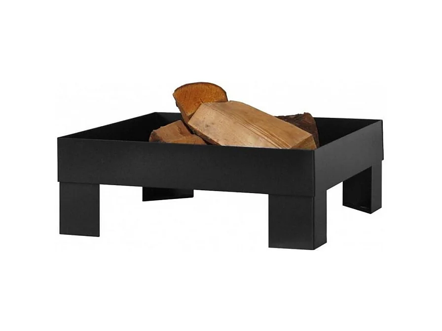 Brasero en acier peint plateforme 80 cm