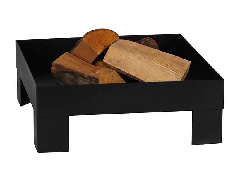 Brasero en acier peint plateforme 80 cm