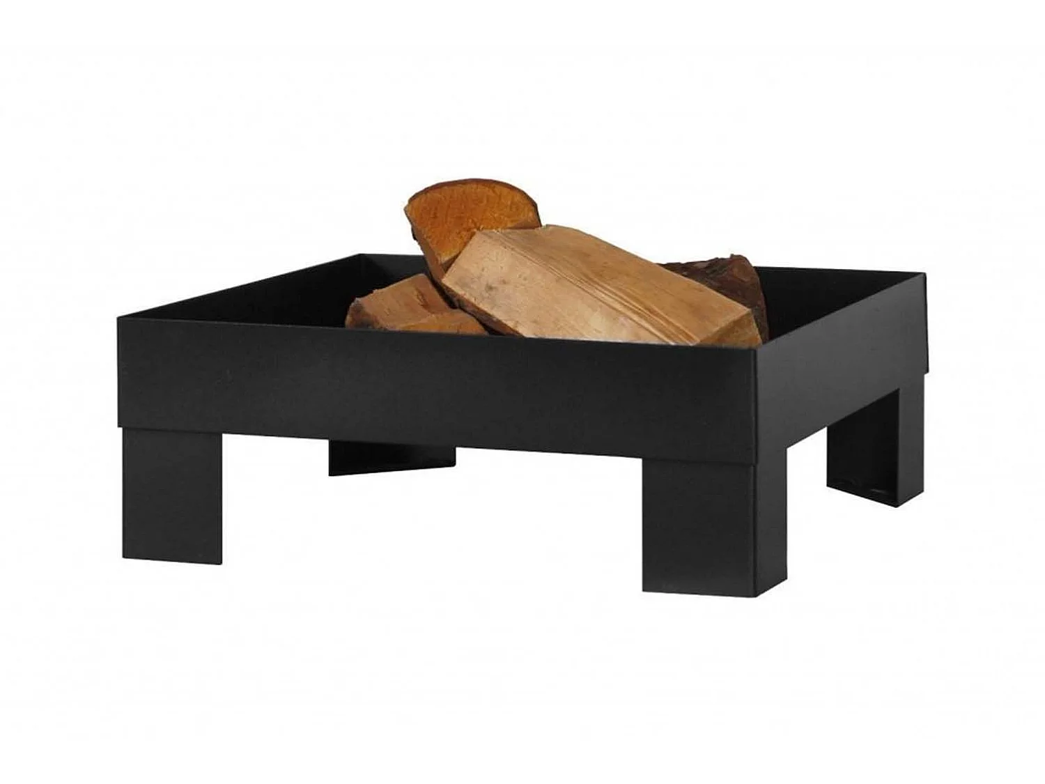 Brasero en acier peint plateforme 80 cm