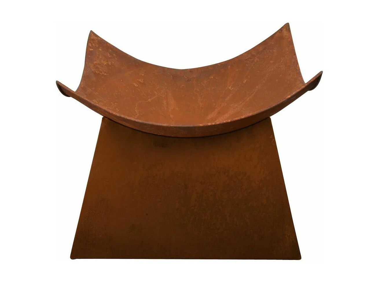 Vasque carrée aspect rouillé