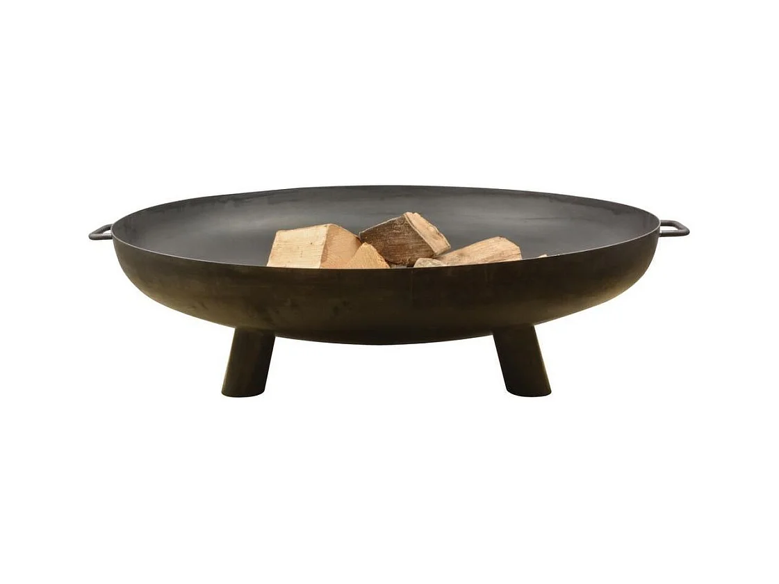 Brasero en acier 3 larges pieds Diamètre 100 cm