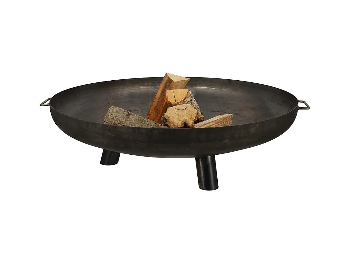 Brasero en acier 3 larges pieds Diamètre 100 cm