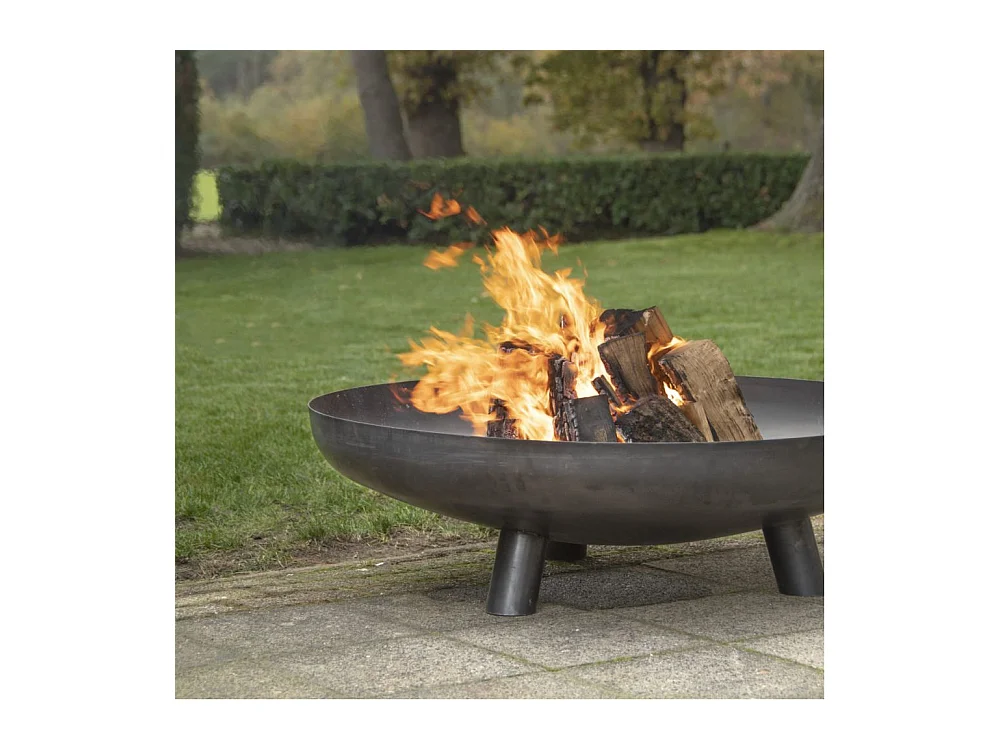 Brasero en acier 3 larges pieds Diamètre 100 cm