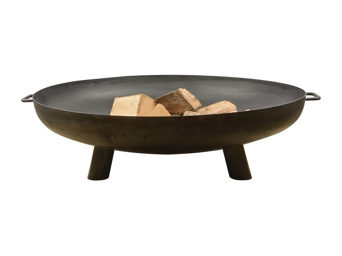 Brasero en acier 3 larges pieds Diamètre 100 cm