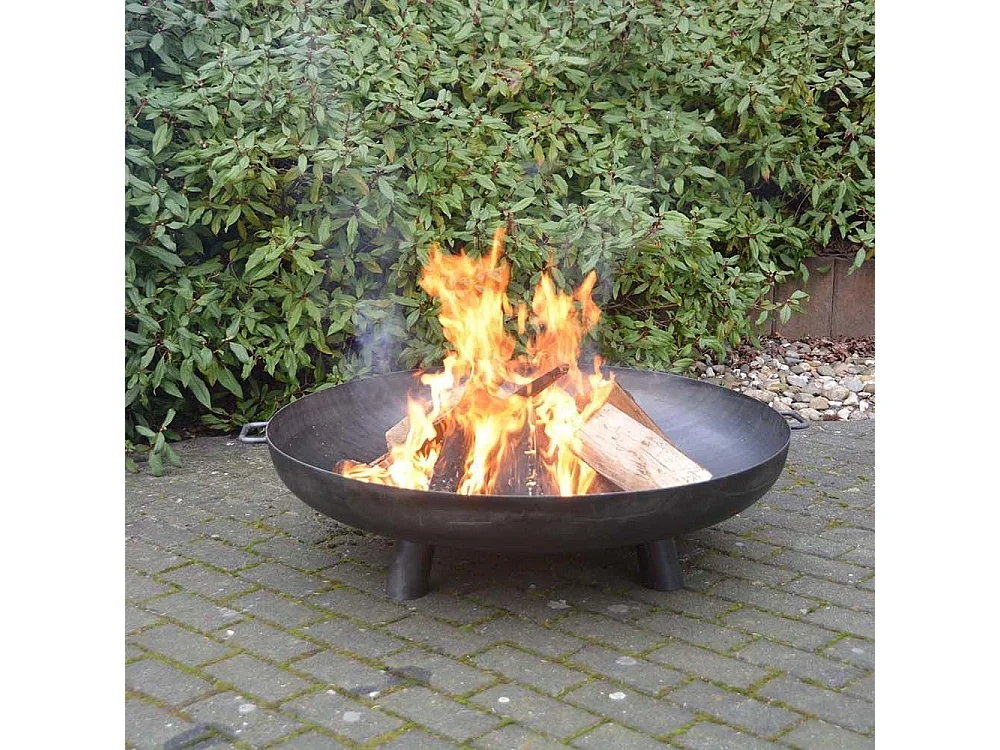 Brasero en acier 3 larges pieds Diamètre 100 cm