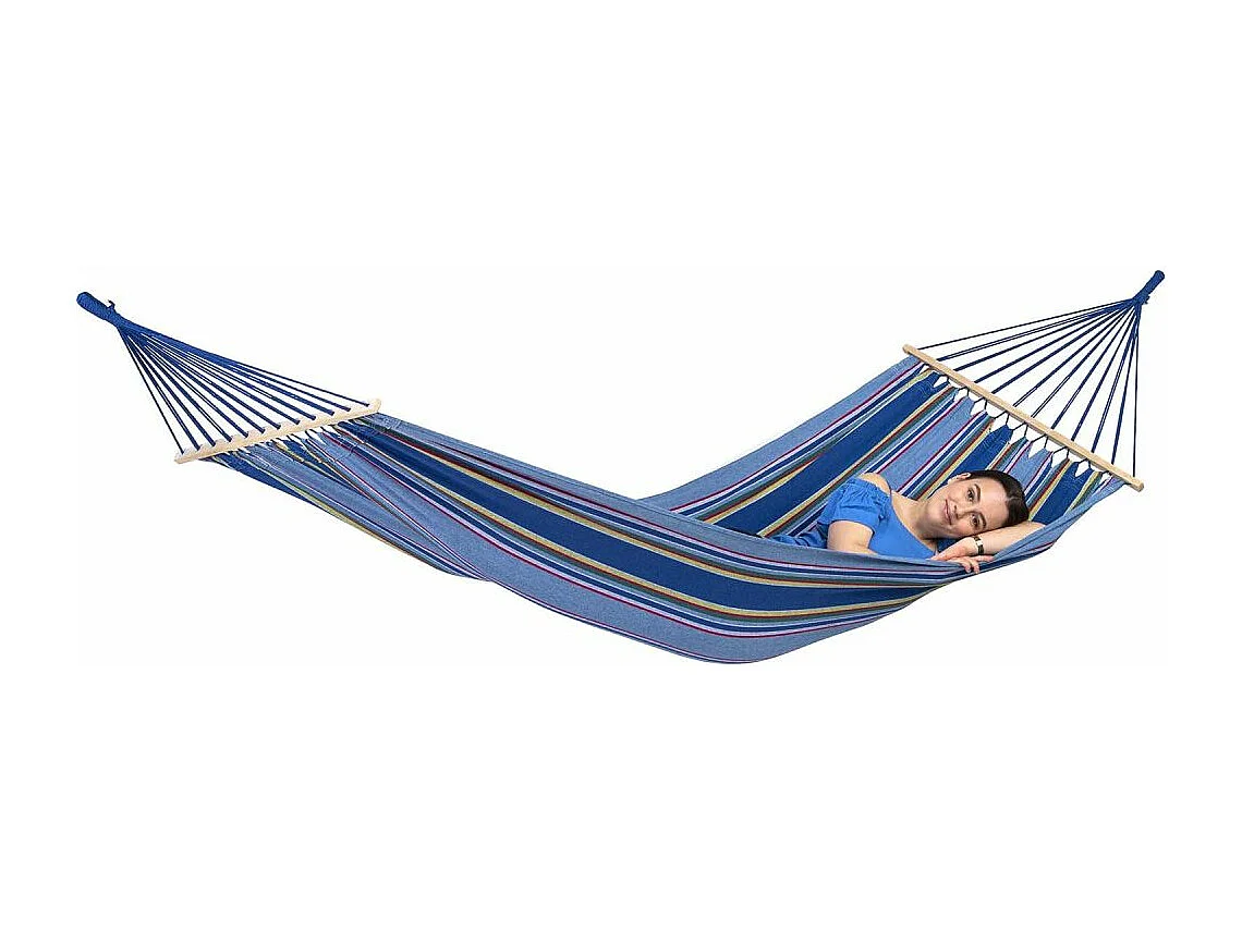 Hamac en coton et polyester avec sac de rangement Tonga