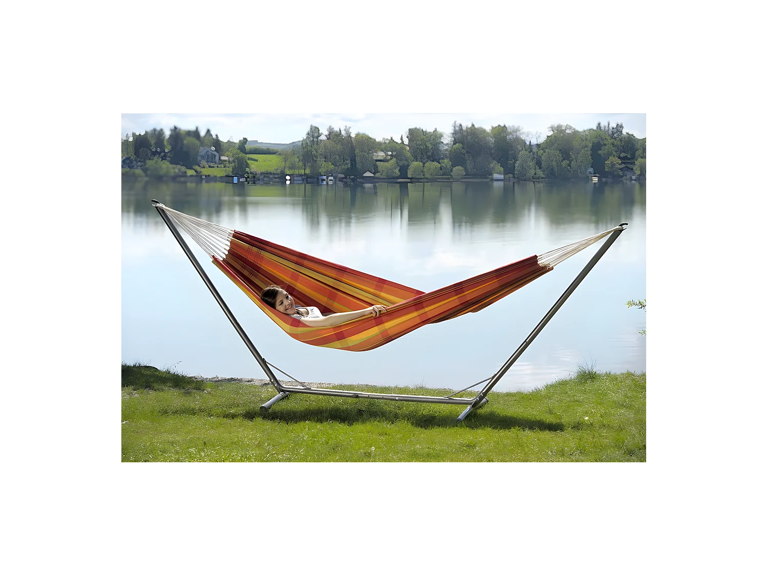 Support hamac en acier Sumo Pour hamac 330 à 360 cm