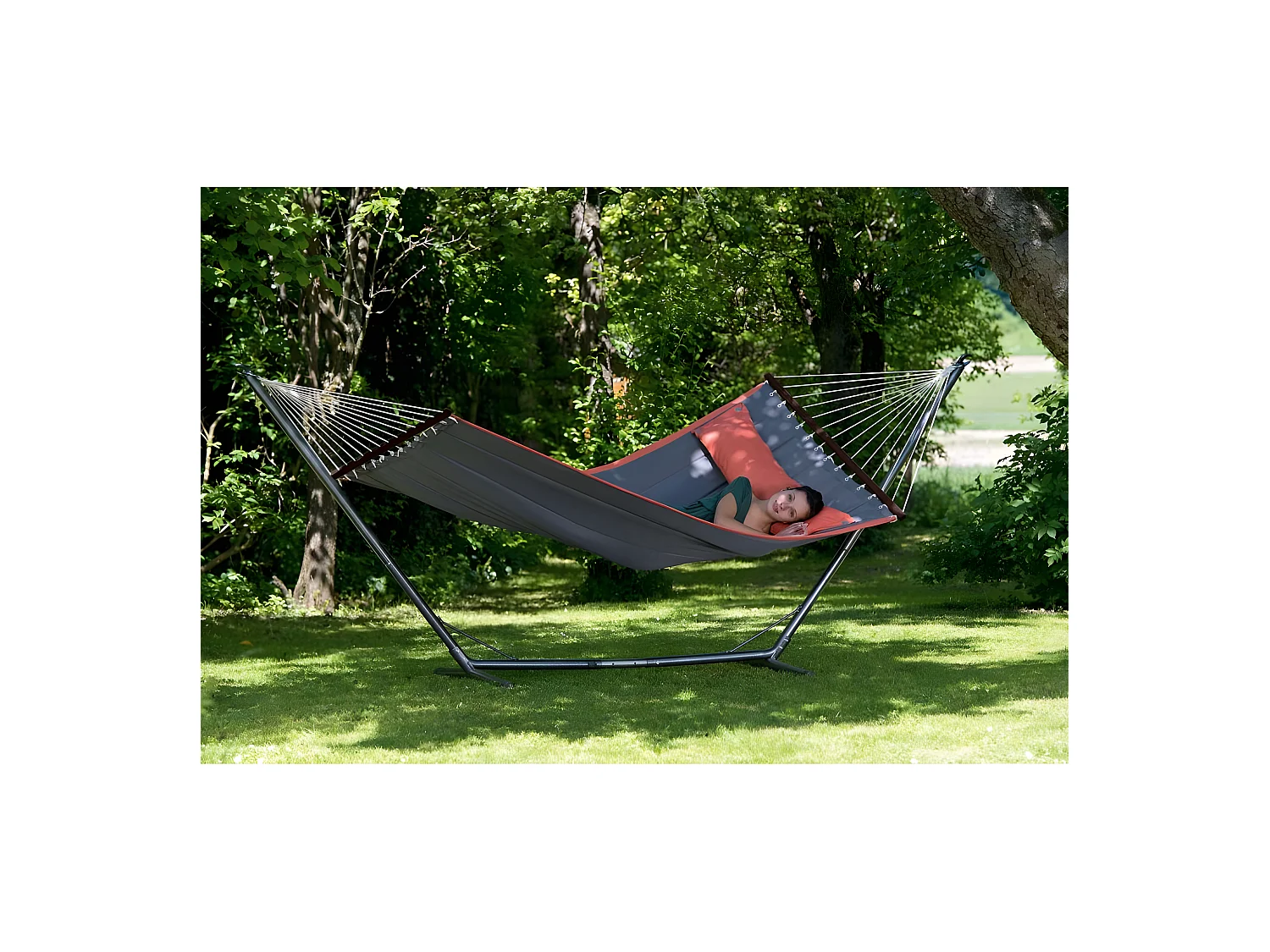 Support hamac en acier Sumo Pour hamac 330 à 360 cm