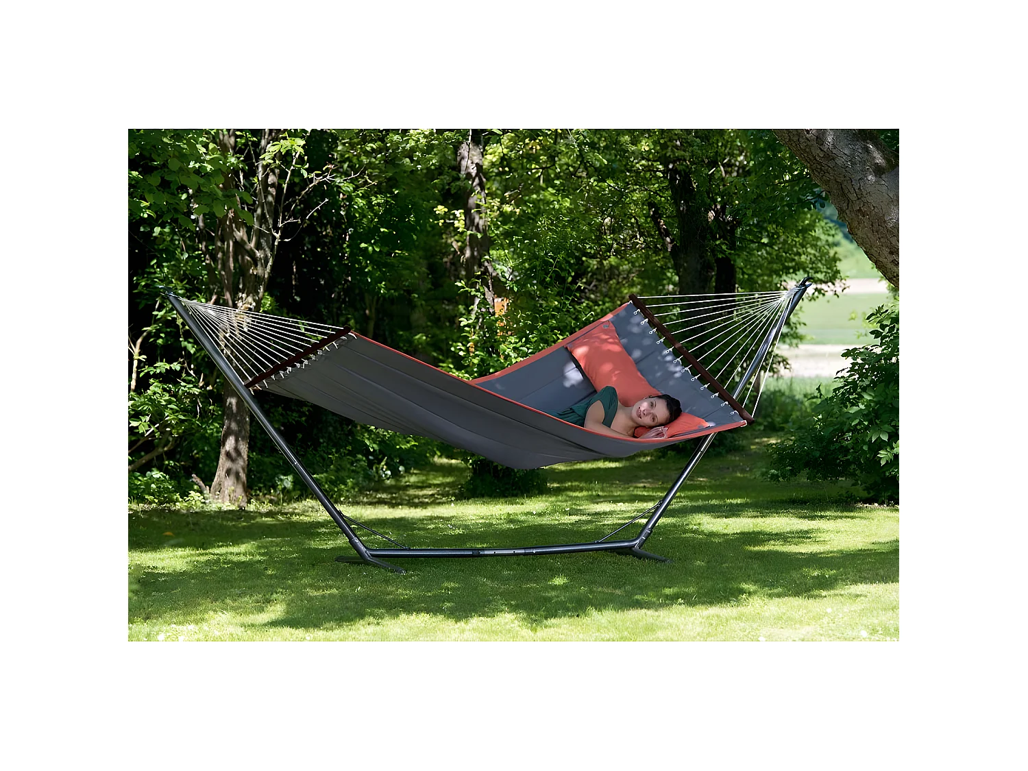 Support hamac en acier Sumo Pour hamac 330 à 360 cm