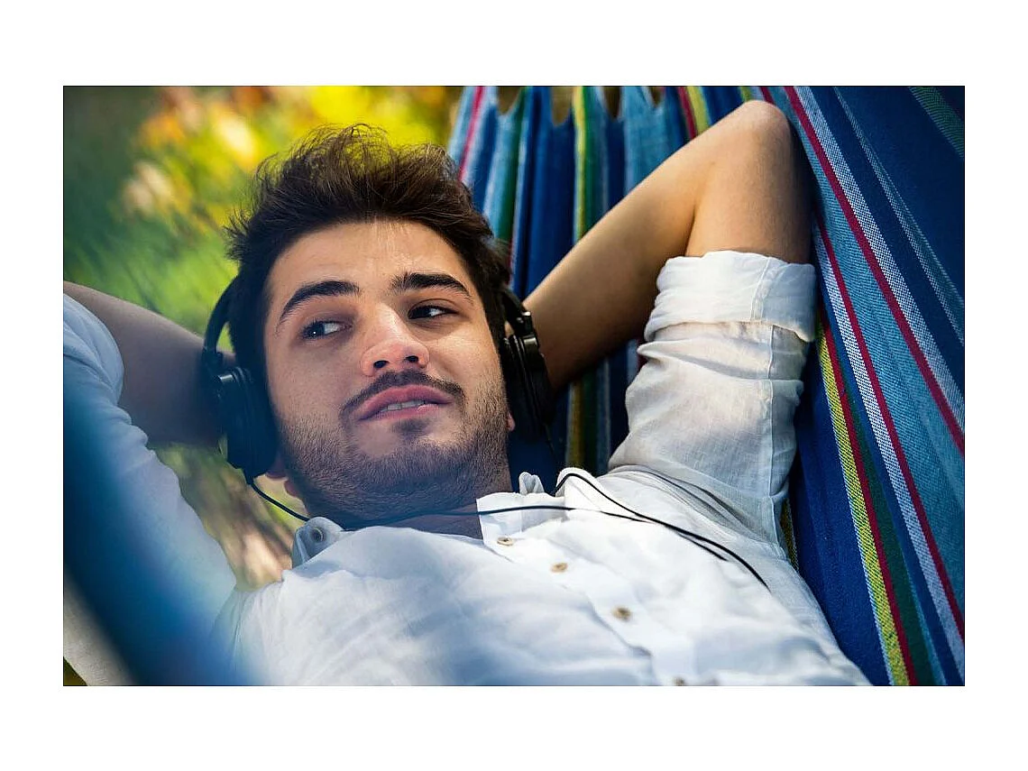 Hamac en coton et polyester avec sac de rangement Tahiti