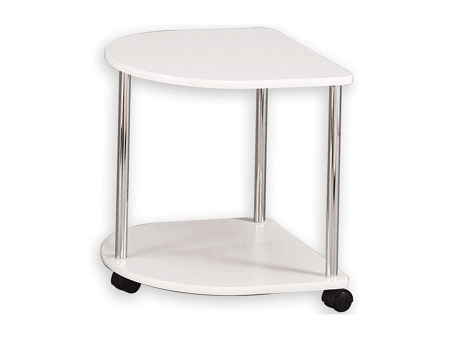 Sellette guéridon table d'appoint laqué blanc