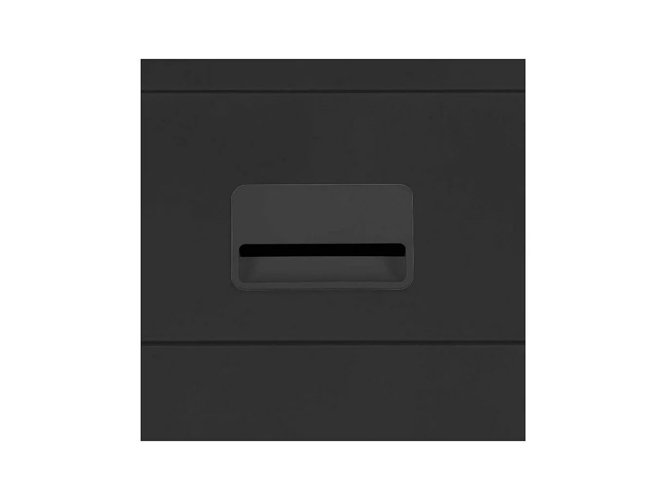 Caisson de rangement 3 tiroirs en acier sur roulettes